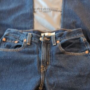 Levi's Low Pro Women's Straight Leg Jeans - Dark Blue 24×30